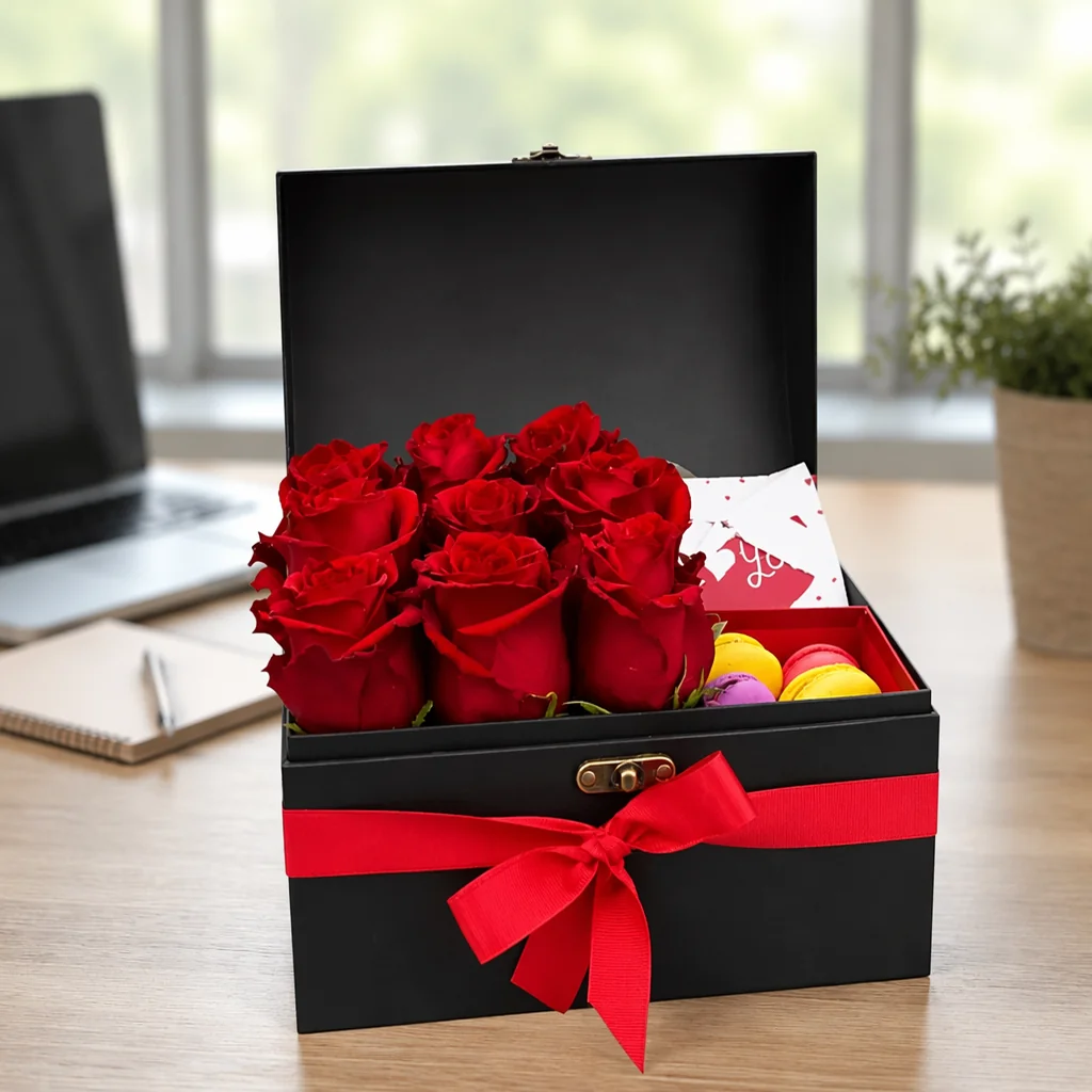 Aşk Sandığı Premium Gül — yaşam alanında
