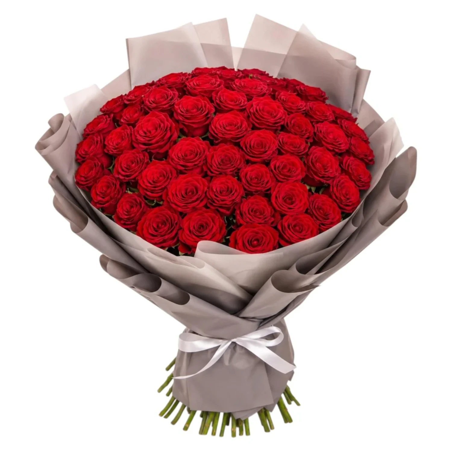 Crimson Elegance Red Rose Bouquet