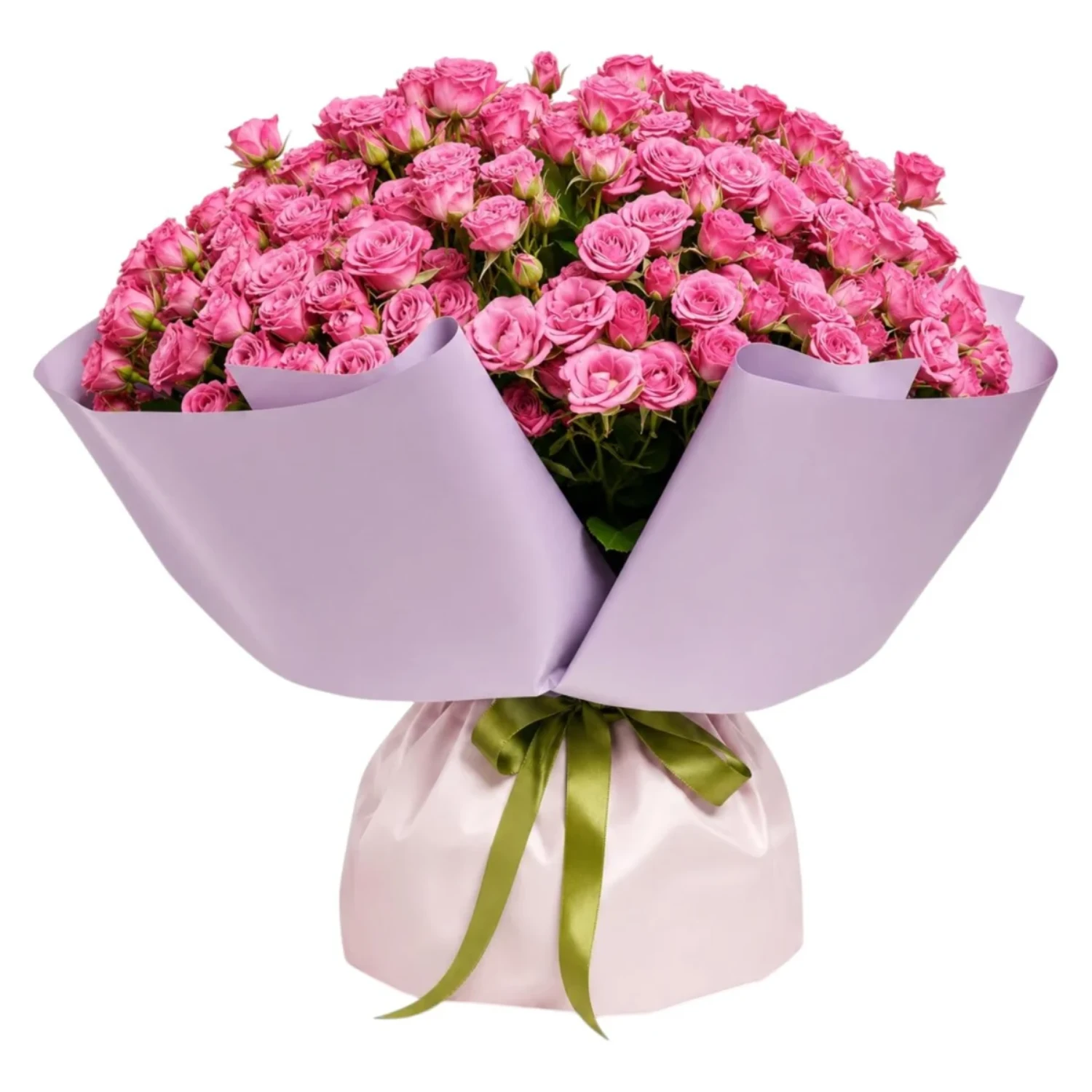 Fuchsia Cloud Spray Rose Grand Bouquet