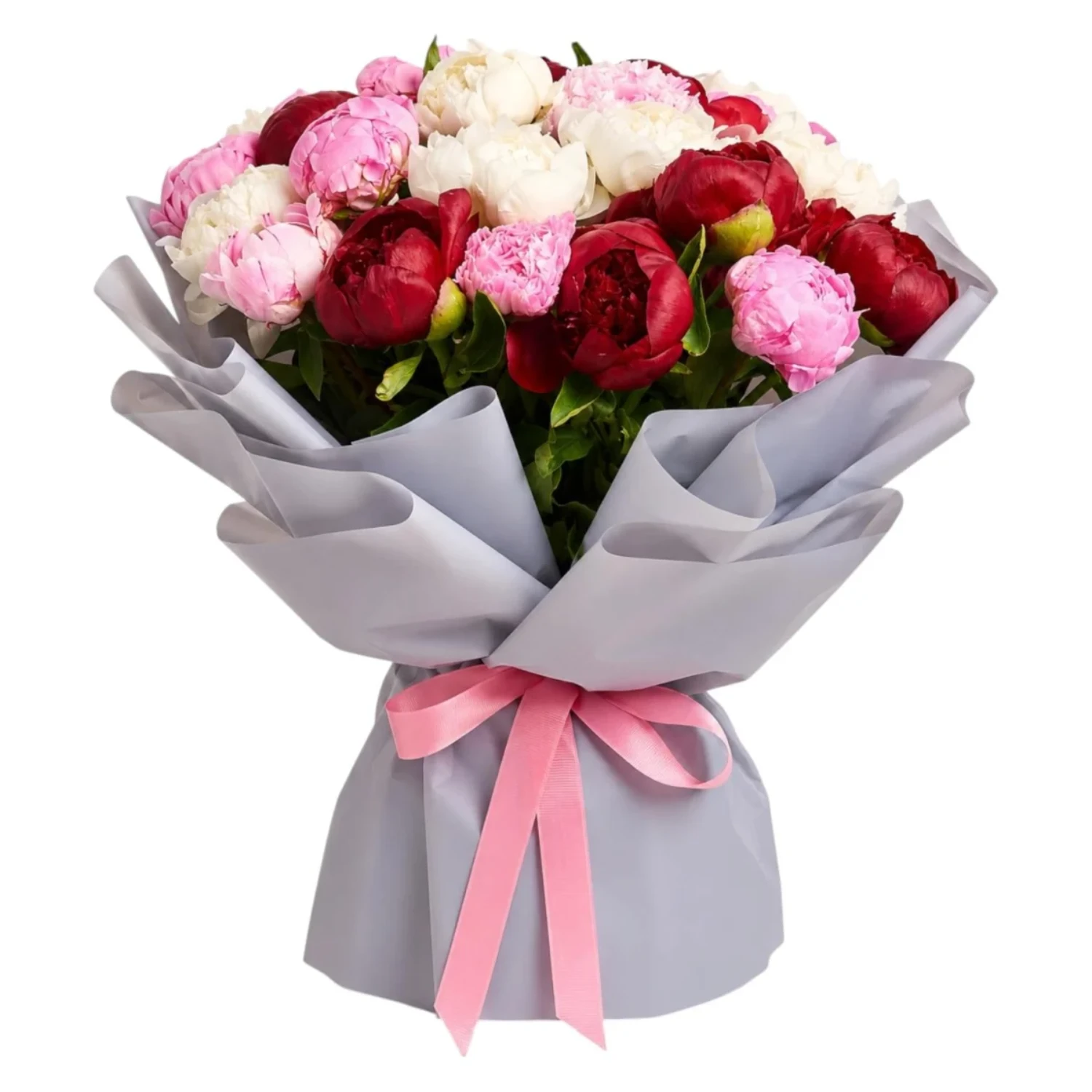 Tricolor Peony Prestige Bouquet