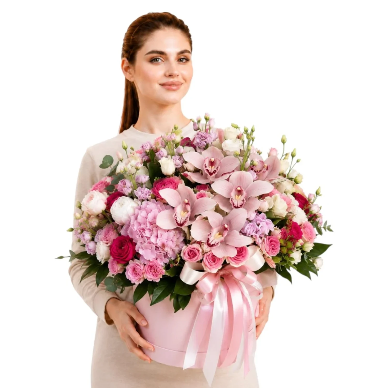 Grand Floral Opulence Hat Box