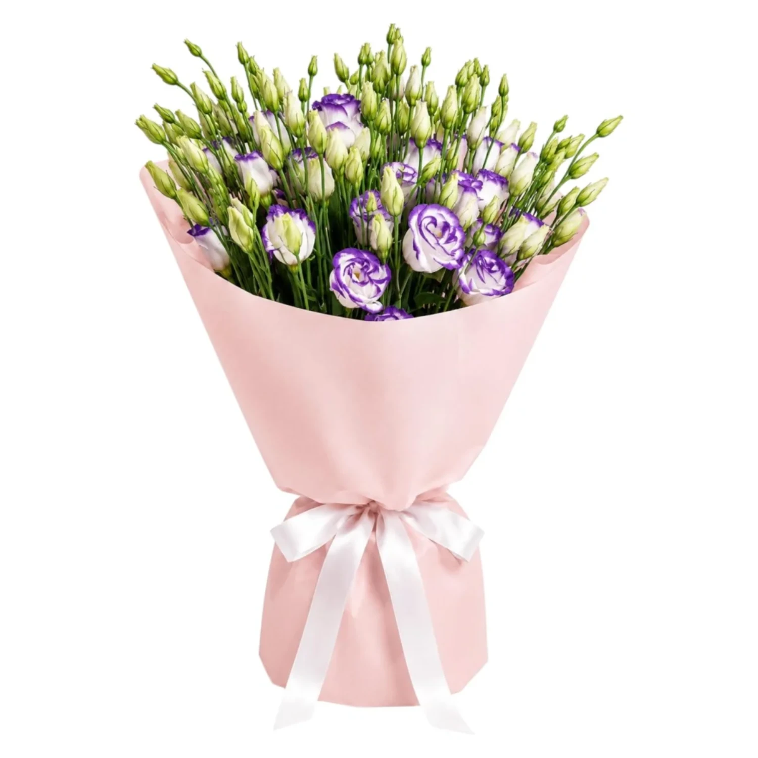 Lavender Edge Lisianthus Bouquet