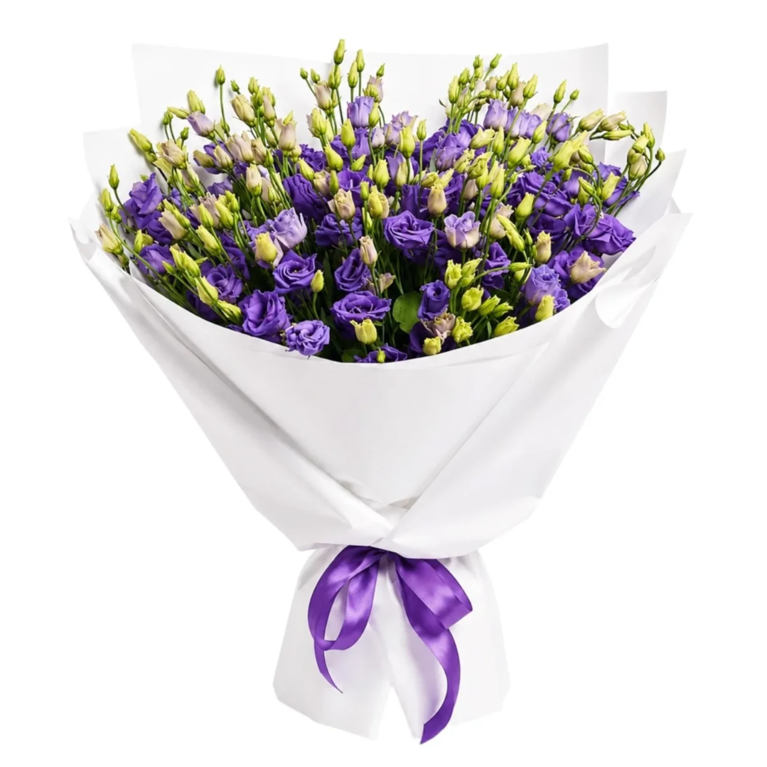 Mor Lisianthus Buketi