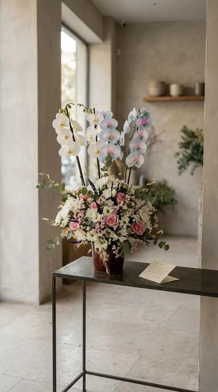 Valentina Pastel Orchid Luxury Arrangement