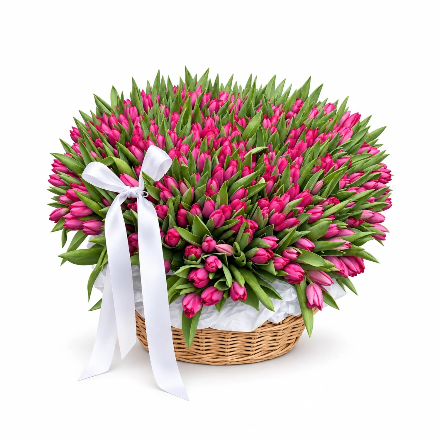 Marta Fuşya Lale Sepeti