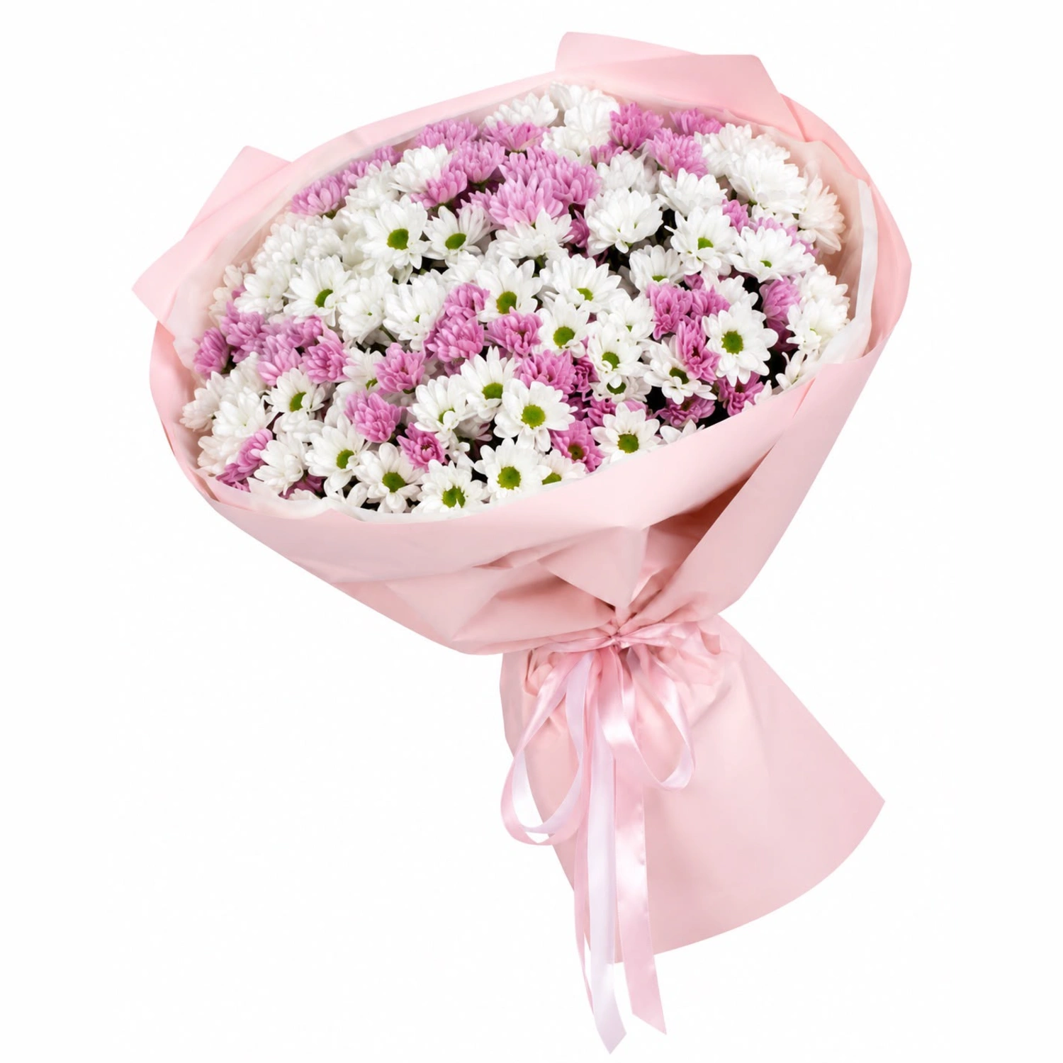 Madeleine Pembe Beyaz Papatya Buketi