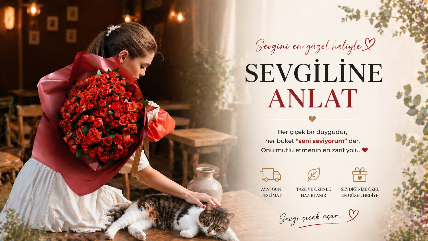 Sevgiliye Çiçek