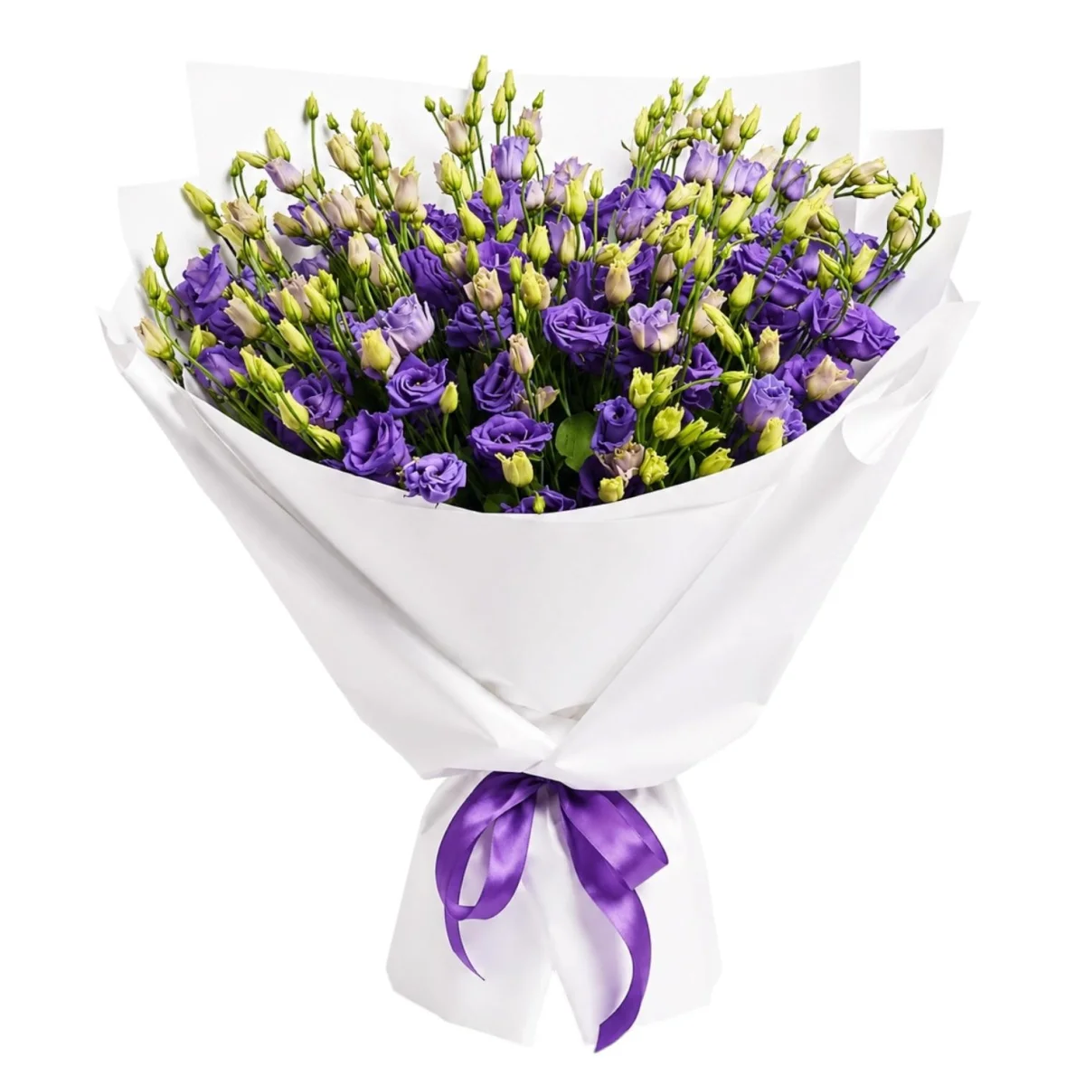Mor Lisianthus Buketi