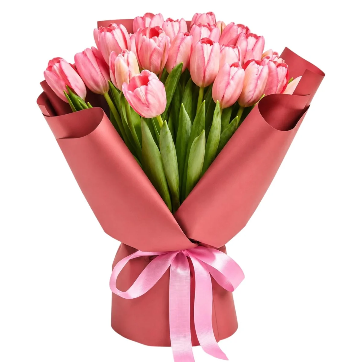 Rosy Charm Tulip Bouquet