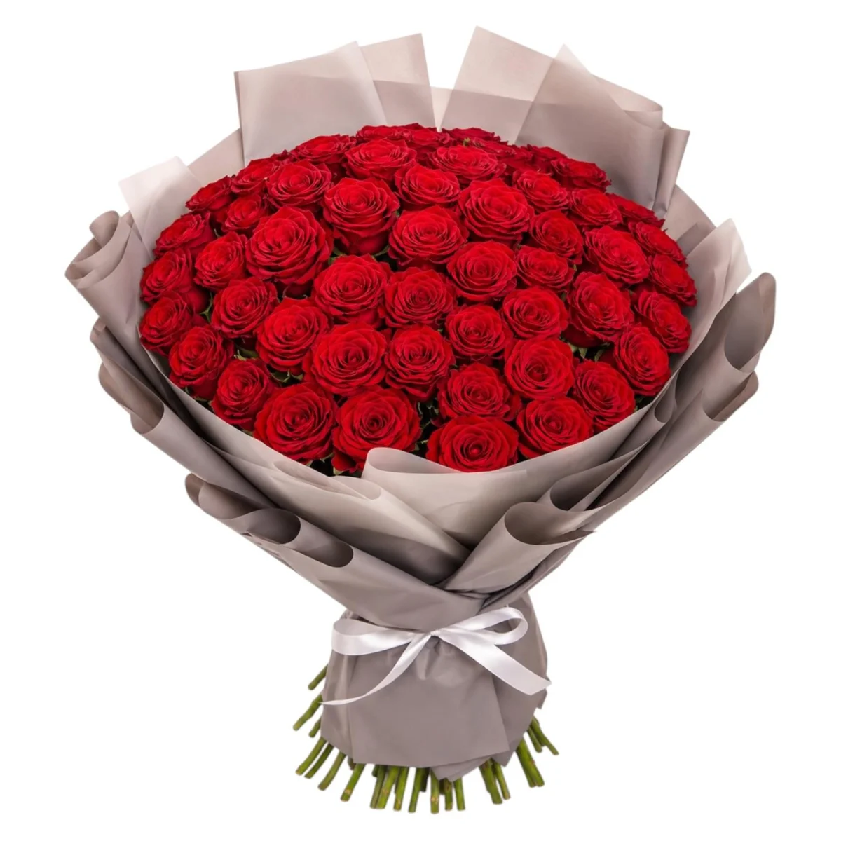 Crimson Elegance Red Rose Bouquet