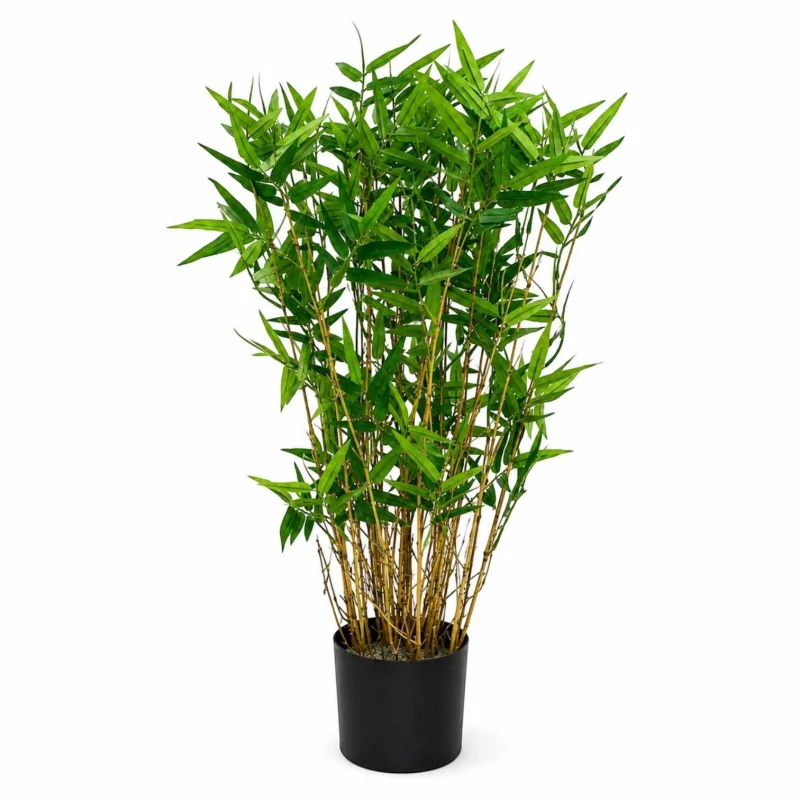 Dekoratif Saksılı Yeşil Bambu Bitkisi 70 Cm